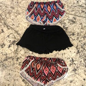 3 pairs of toddler girl’s 4t shorts